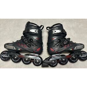 Roces Inline Skates X35 3x110 Savosin TIF Black Red Men’s Size 8 EUR 41 Abec 7